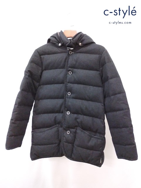 TRADITIONAL WEATHERWEAR トラディショナルウェザーウェア ダウンジャケット 38 ブラック 142AP-7842BB