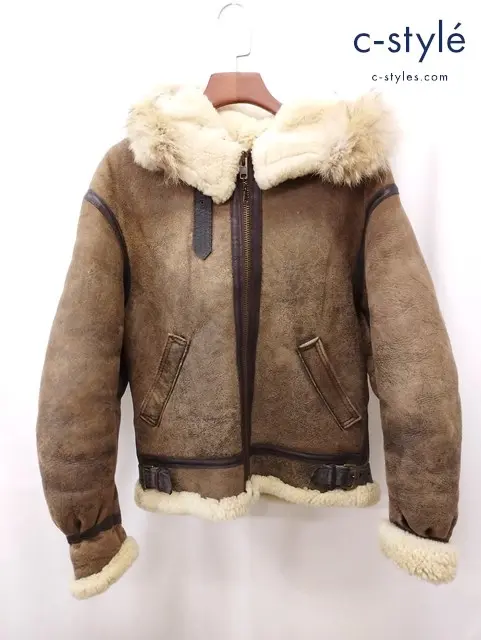 AVIREX アヴィレックス B-3 フライトジャケット 38 ブラウン系 33H5595 ミリタリージャケット