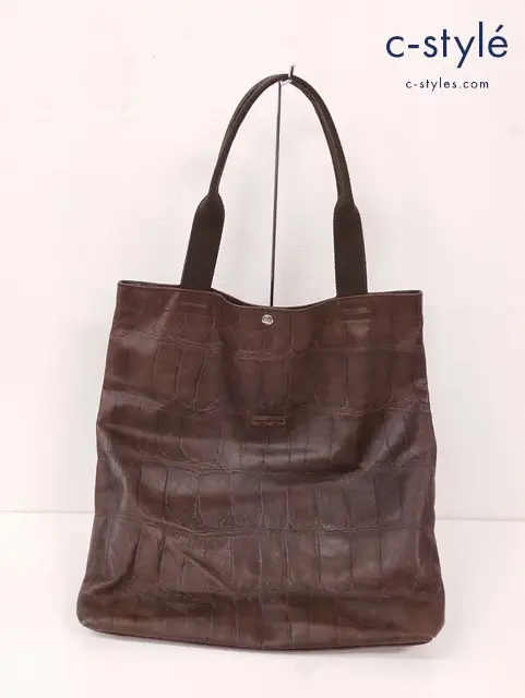 DANIEL&BOB ダニエルアンドボブ トートバッグ ブラウン ストラップ ポーチ付き