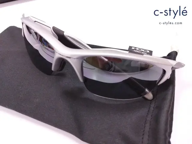 OAKLEY オークリー サングラス HALF JACKET 2.0 52□15 シルバー OO9153-02 アイウェア 収納袋付き