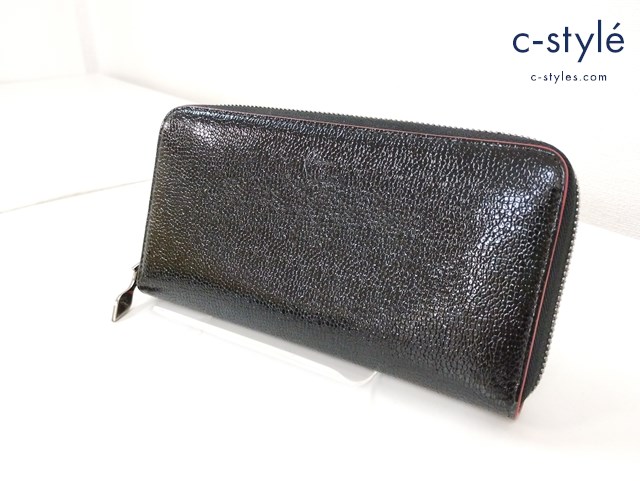 Christian Louboutin クリスチャンルブタン 長財布 ブラック PANETTONE ラウンドファスナー