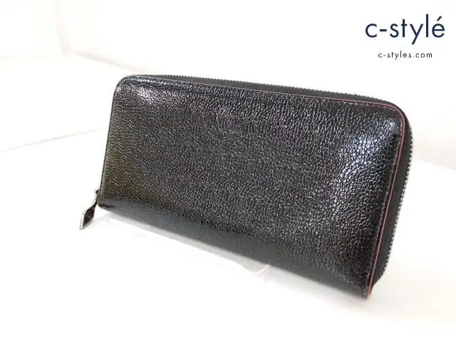 Christian Louboutin クリスチャンルブタン 長財布 ブラック PANETTONE ラウンドファスナー