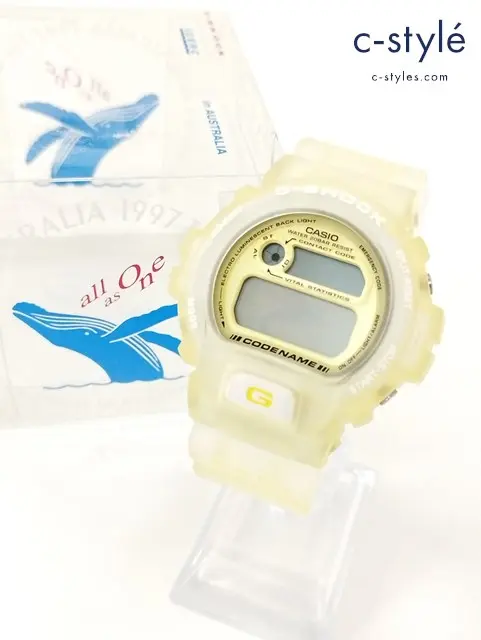 CASIO カシオ 腕時計 クリア G-SHOCK 1441 DW-6910K イルクジ クウォーツ 第7回イルカクジラ会議