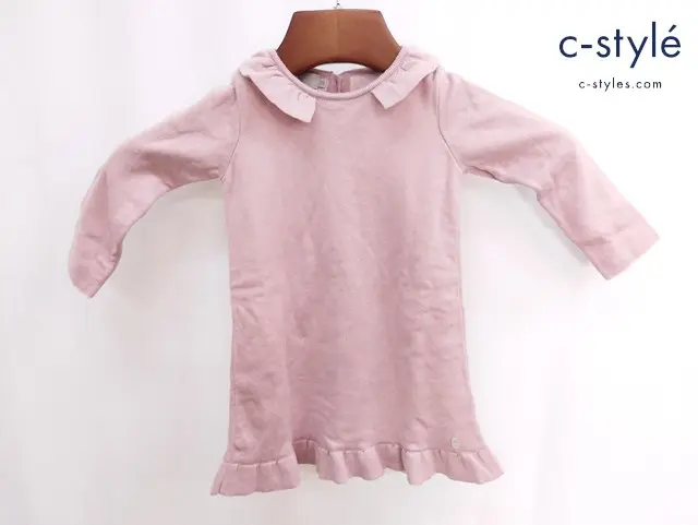 baby Dior ベビーディオール ワンピース 12 ピンク 5EBM34DRSY カシミヤ キッズ 女の子