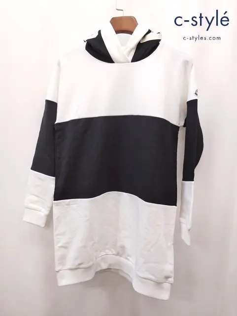 MONCLER モンクレール パーカ 14A 164cm ホワイト×ブラック MAGLIA CON CAPPUCCIO キッズ 男の子 女の子