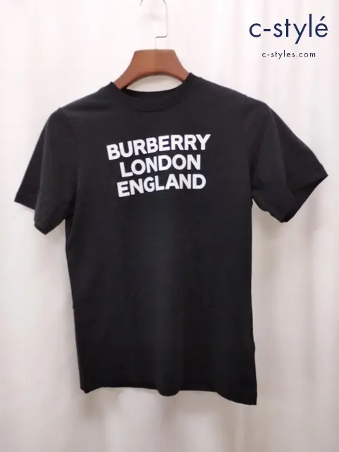 BURBERRY バーバリー ロゴTシャツ 半袖 14Y 164cm ブラック キッズ 男の子 女の子