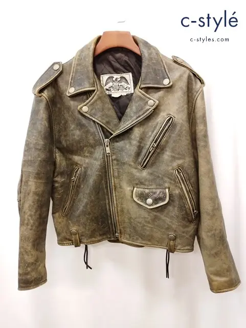 AVIREX アヴィレックス フライトジャケット S オリーブグリーン系 EQUIPMENT-TYPE 8462 ブルゾン