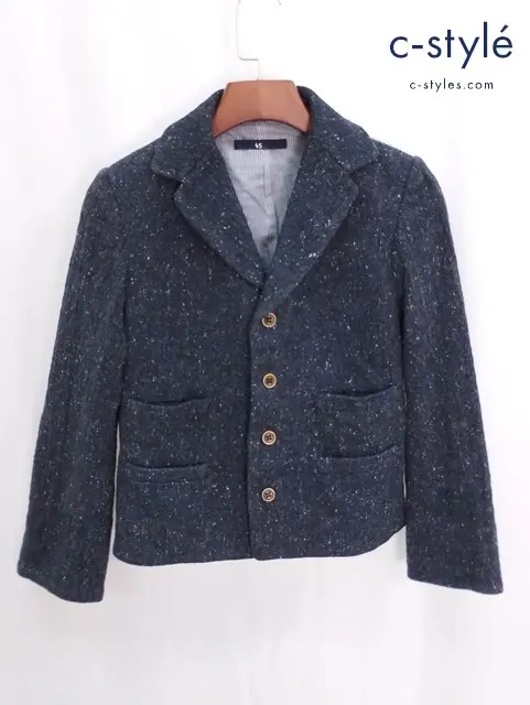 45R フォーティーファイブアール テーラードジャケット 1 ネイビー 3B 2012 8-11-1903 コットン