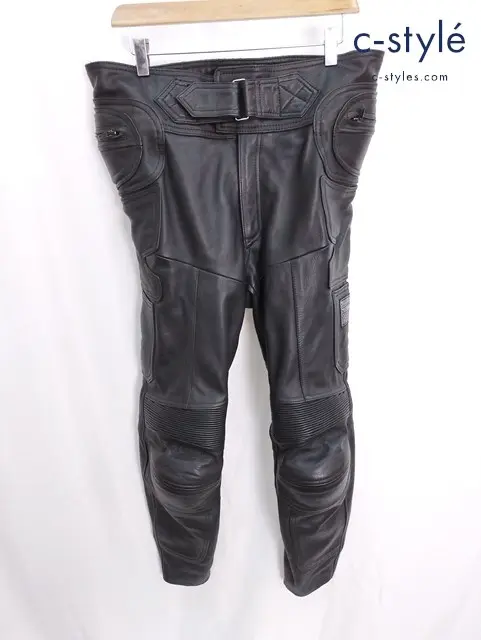 KADOYA カドヤ ライダースパンツ L ブラック KJXA3-095 レザー