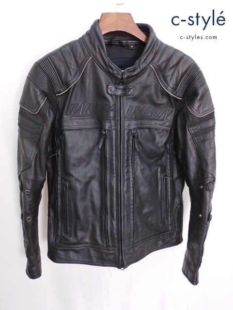 HARLEY DAVIIDSON ハーレーダビッドソン ライダースジャケット M ブラック 97139-17VM レザー