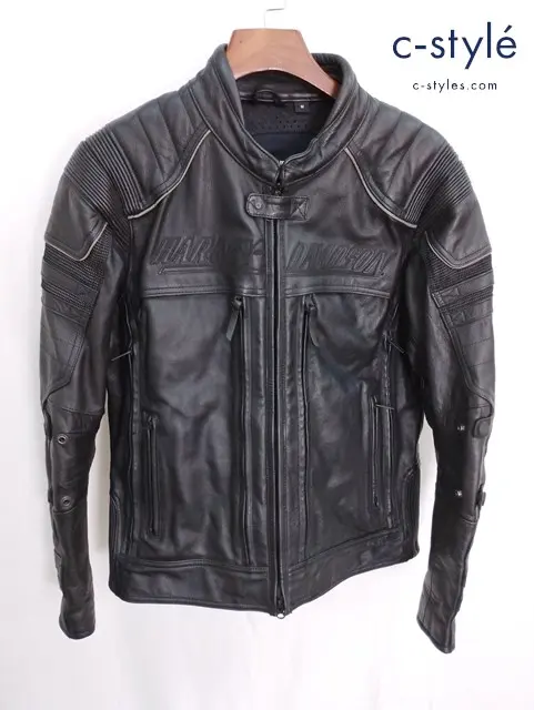 HARLEY DAVIIDSON ハーレーダビッドソン ライダースジャケット M ブラック 97139-17VM レザー