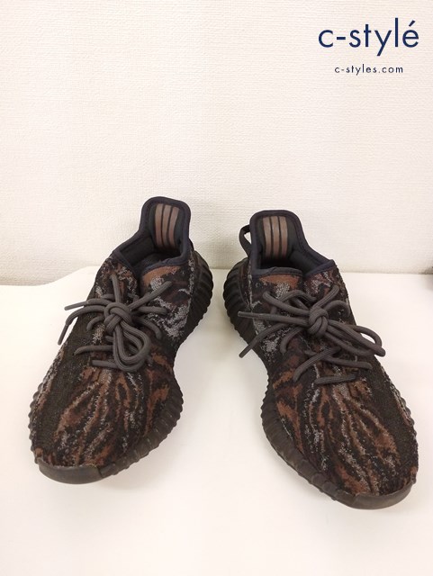 adidas アディダス YEEZY BOOST 350 V2 GW3774 スニーカー 24.5cm ブラック×ブラウン系