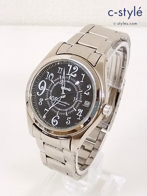 glamb グラム 腕時計 シルバー×ブラック Y675-0030 自動巻き