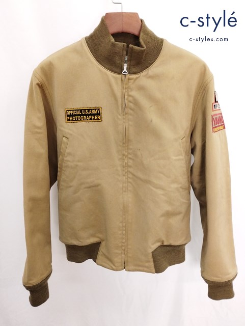 Pherrow’s フェローズ タンカースジャケット X-LARGE 42to45 ブラウン系