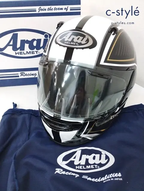 Arai アライ フルフェイスヘルメット 61.62ｃｍ未満 ホワイト アストロGXスパイン バイク用品