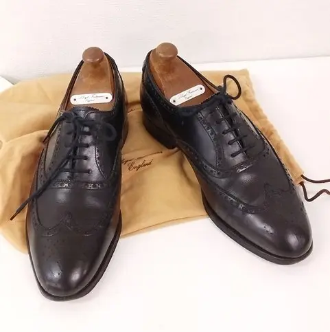 Lloyd Footwear ドレスシューズ 7E ブラック Downing Black Calf X3921 シューツリー付き