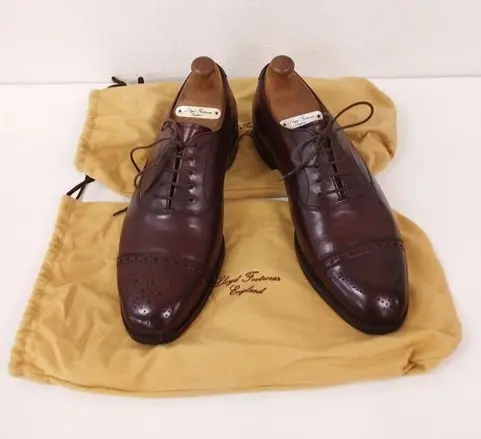 Lloyd Footwear ロイドフットウェア ドレスシューズ 7 バーガンディー シューツリー 収納袋付き