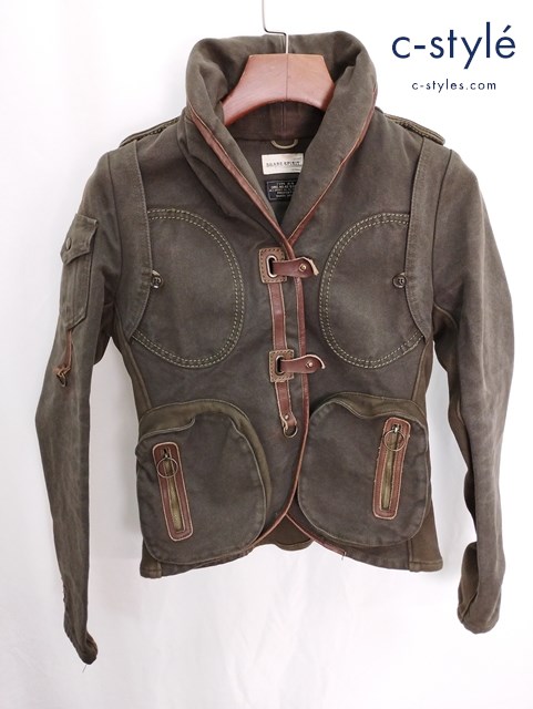 SHARE SPIRIT シェアスピリット ジャケット 36 カーキ FS429 レディース