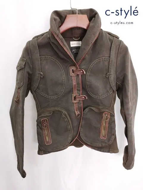 SHARE SPIRIT シェアスピリット ジャケット 36 カーキ FS429 レディース