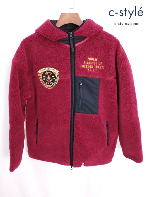 STRICT-G ストリクトジー 機動戦士ガンダムSEED ボアフリースジップパーカー Z.A.F.T.モデル M レッド系
