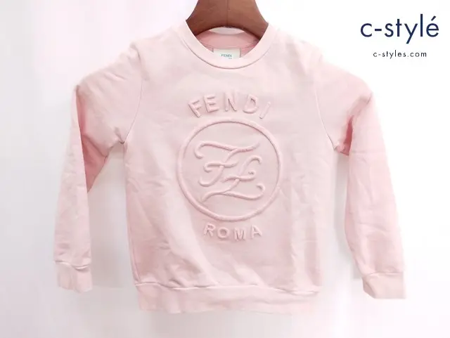 FENDI フェンディ トレーナー スウェット 6A ピンク キッズ 女の子
