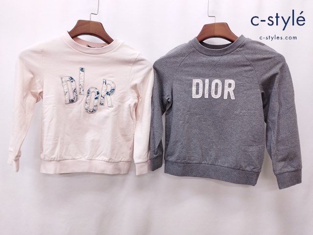Christian Dior クリスチャンディオール トレーナー 8 ピンク グレー キッズ 女の子