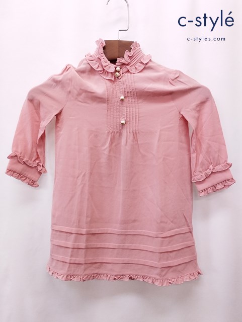 GUCCI グッチ ワンピース ブラウスワンピース 4 ピンク キッズ 女の子