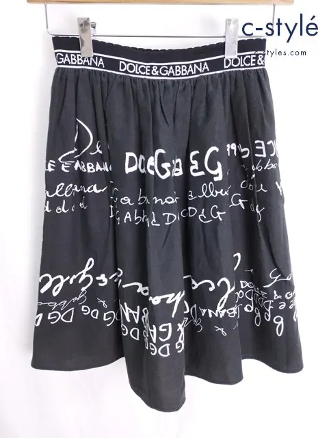 DOLCE & GABBANA ドルチェ＆ガッバーナ スカート 9/10 ブラック キッズ 女の子