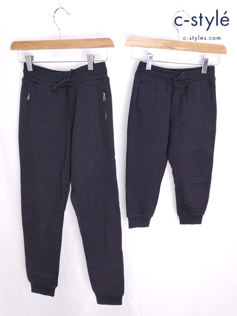 DOLCE & GABBANA ドルチェ＆ガッバーナ スウェットパンツ 5 11/12 ブラック キッズ 女の子 男の子