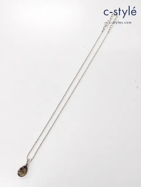 agete アガット トパーズシルバーネックレス シルバー レディース