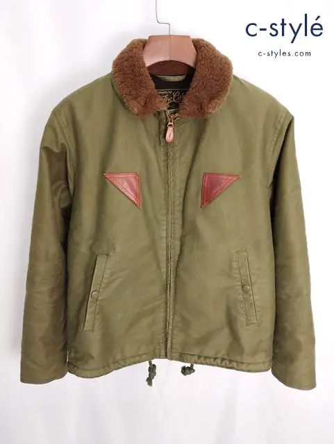 CALEE キャリー デッキボアジャケット L グリーン 日本製