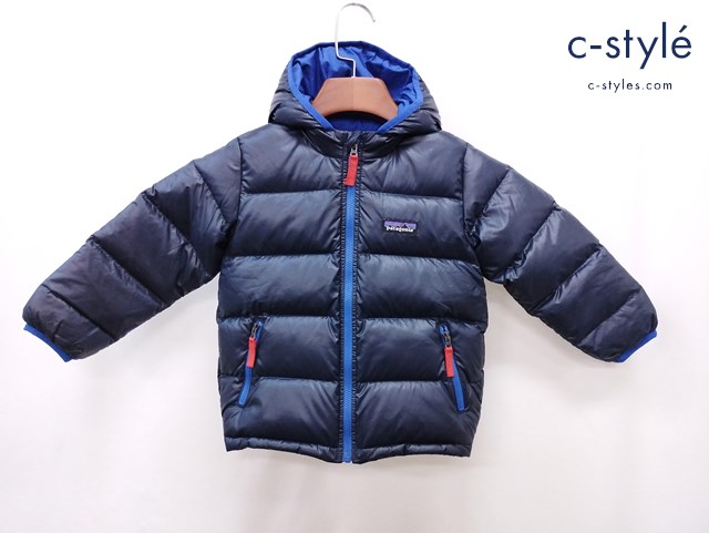 Patagonia パタゴニア ダウンジャケット 3T ネイビー×ブルー 60493 キッズ 男の子