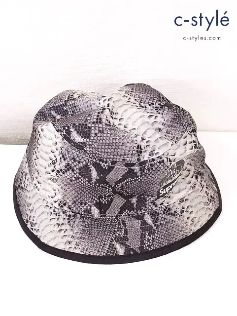 Supreme×THE NORTH FACE シュプリーム×ノースフェイス 帽子 L ブラック×グレー系 パイソン