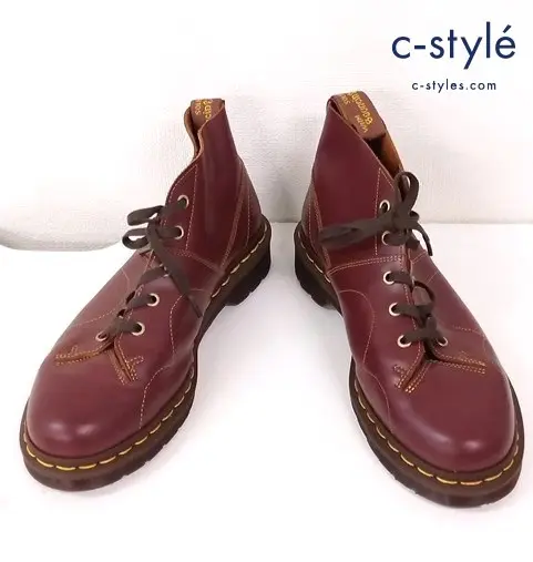 Dr.Martens ドクターマーチン モンキーブーツ UK8 バーガンディー CHURCH