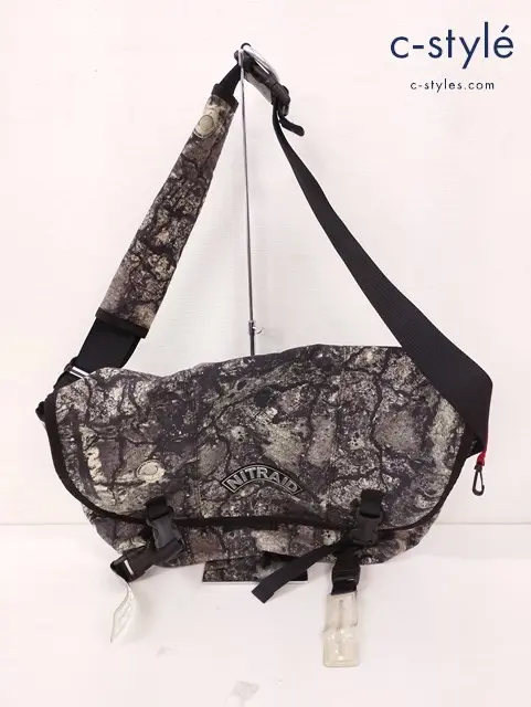 NITRAID ナイトレイド メッセンジャーバッグ グレー系×ブラック ドープフォレスト