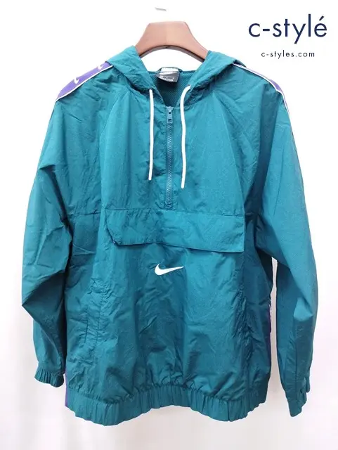 NIKE ナイキ アノラックパーカー M グリーン系 CD0420-381