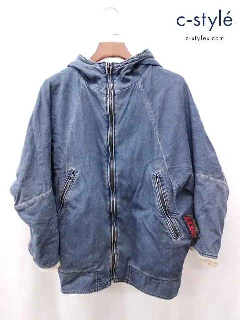 HYSTERIC GLAMOUR ヒステリックグラマー デニムドルマンスリーブジャケット FREE インディゴ レディース