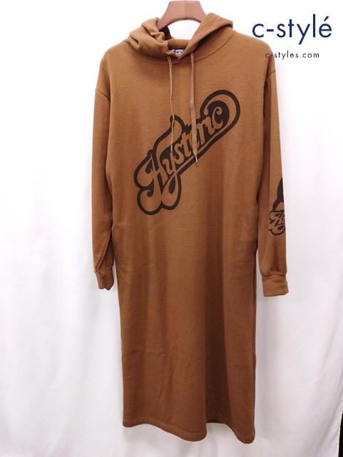HYSTERIC GLAMOUR ヒステリックグラマー ワンピース FREE 茶系 SUNDAY GIRL 01203CO03 レディース