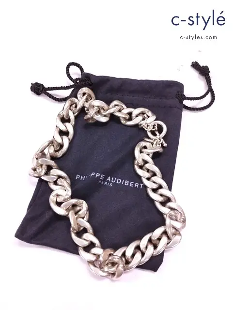 PHILIPPE AUDIBERT フィリップオーディベール ネックレス チェーンネックレス シルバー レディース
