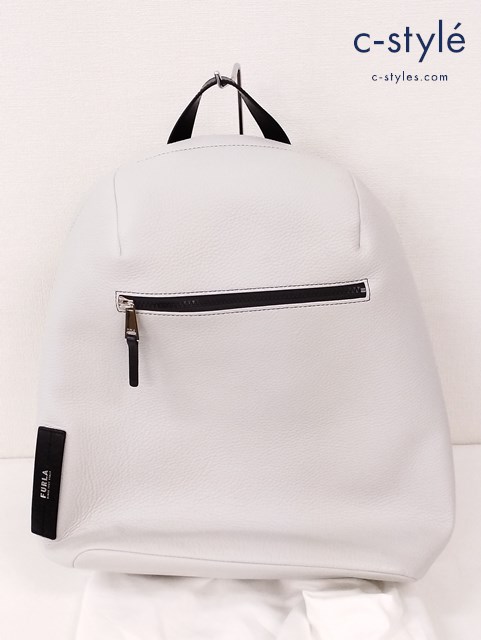 FURLA フルラ バックパック リュック ホワイト系 TECHNICAL M BACKPACK