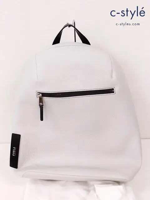 FURLA フルラ バックパック リュック ホワイト系 TECHNICAL M BACKPACK
