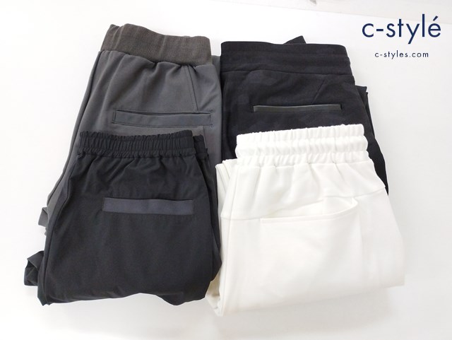 5351 POUR LES HOMMES 5351プールオム パンツ 44 ジョガー ストレッチ トラック レディース 計4点