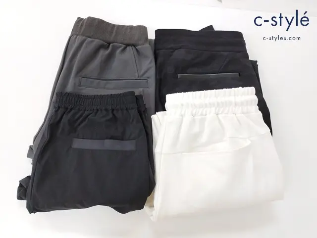 5351 POUR LES HOMMES 5351プールオム パンツ 44 ジョガー ストレッチ トラック レディース 計4点