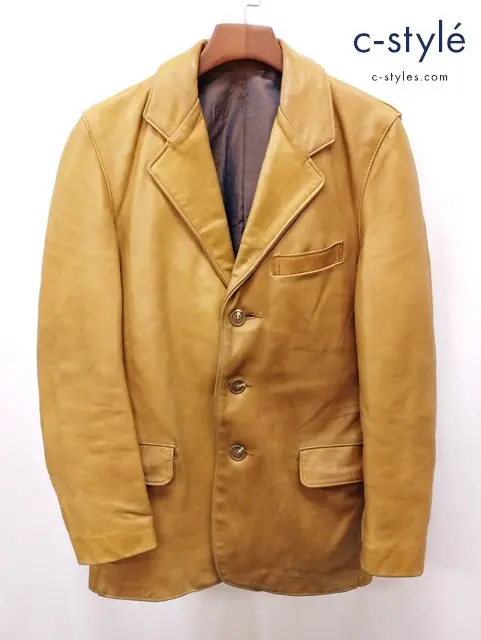 Schott ショット レザーテーラードジャケット 38 キャメル