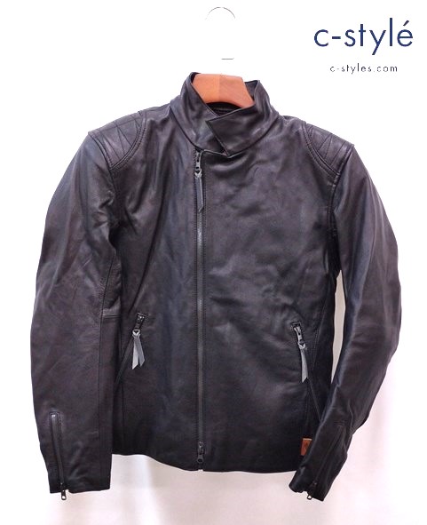 HONDA×KUSHITANI エグザリートレザージャケット L 黒 0SYEG53F チェストプロテクター取付ベース付