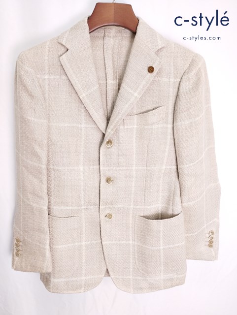 RING JACKET リングヂャケット 段返り3Bジャケット 42 ベージュ系 RT053S62G 日本製