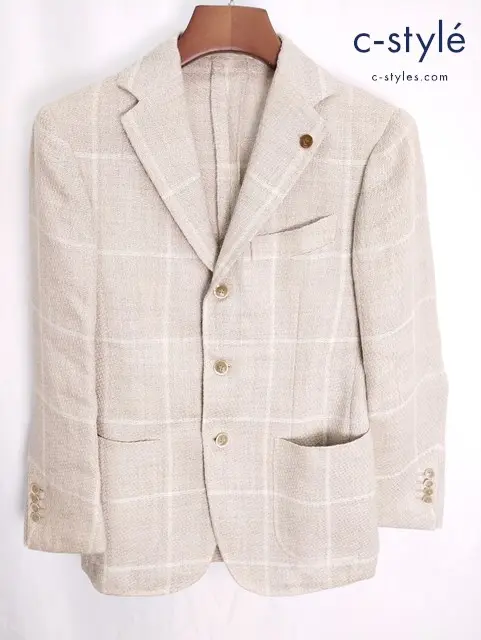 RING JACKET リングヂャケット 段返り3Bジャケット 42 ベージュ系 RT053S62G 日本製