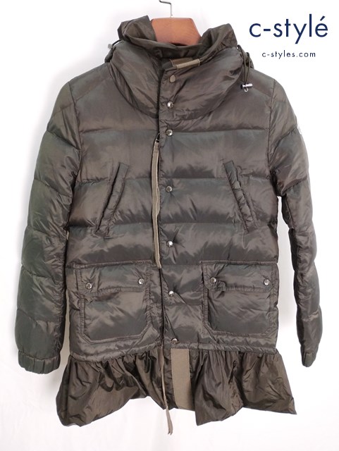 MONCLER モンクレール ダウンコート 0 カーキ系 SERINA GIUBBOTTO レディース