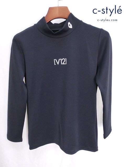 V12 ヴィトゥエルブ センターロゴモック 1 ブラック V122320-MK02 CENTER LOGO MOC