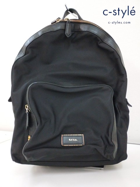 Paul Smith ポールスミス リュック ブラック City Travel Nylon Backpack シティトラベルナイロンバックパック
